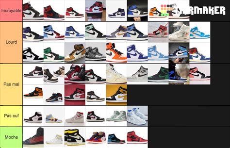 jordan 1 colorway tier list.